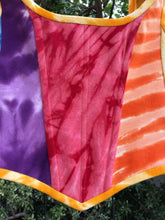 T-SHIRT CORSET in "Rainbow Tie Dye"